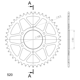 Supersprox / JT Rear sprocket 22.49 49t