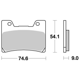 Sbs Brakepads 645HF Ceramic YAMAHA