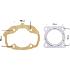 CYLINDER GASKET SET FOR Peugeot Horizontal AC 50cc Ø40 2T