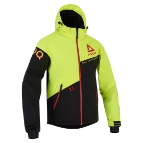 Textile Jacket AMOQ Orbit V2 20K Black/HiVis/Red