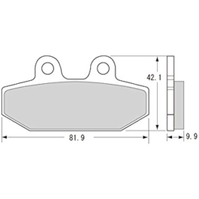 Sbs Brakepads 949LS Sintered HARLEY-DAVIDSON