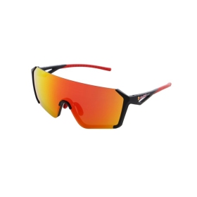 Red Bull Spect Jaden Sunglasses black brown with red mirror POL