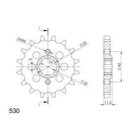 Supersprox / JT Front sprocket 289.15 15t