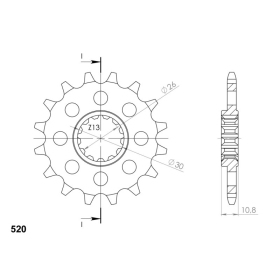 Supersprox Front sprocket 1579.17