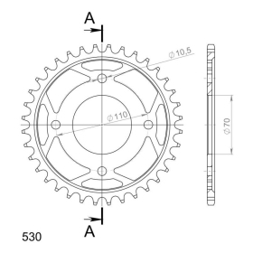 Supersprox / JT Rear sprocket 246.36 36t