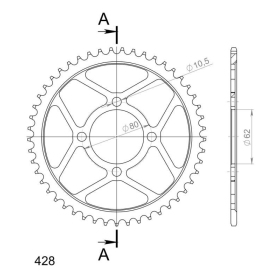 Supersprox Rear sprocket 1843.49 49