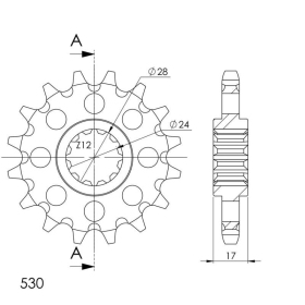 Supersprox / JT Front sprocket 295.14 14t