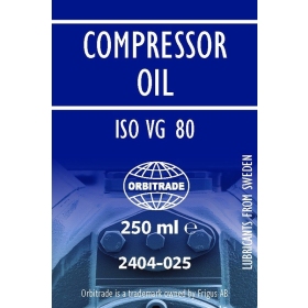 Orbitrade Compressor oil ISO VG 80 250ml