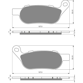 GOLDFREN Brake Pads 273 S3 HARLEY-DAVIDSON