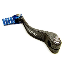 Gear shifting lever Tec-X DERBI D50B0 / EBE050 2T Carbon / Blue