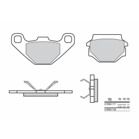  Brembo Brakepads Carbon-Ceramic APRILIA / CAGIVA / HUSQVARNA / KTM / TM RACING / YAMAHA