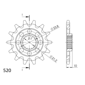 Supersprox / JT Front sprocket 1442.13 SC