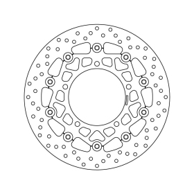 Brembo Serie Oro front brakedisc floating Suzuki DL / GSF / GSR / GSX