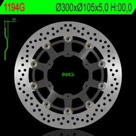 NG BRAKES 1194G priekinis plaukiojantis stabdžių diskas APRILIA / BMW 125-800 85-17