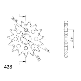 Supersprox / JT Front sprocket 1263.15