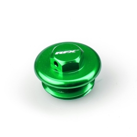 RFX Race Oil Filler Plug Green KAWASAKI KX 250-450cc 2021-2024