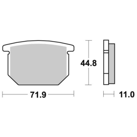 Sbs Brakepads 534HF Ceramic SUZUKI