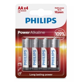 Philips battery LR6/ AA Power Alkaline B4 4 pcs.