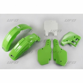 UFO Plastic Kit OEM Color Kawasaki KX125 1989