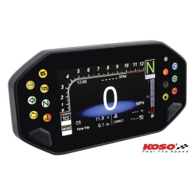 KOSO RX-4 Unlimited Multifunction TFT Meter - Universal Version