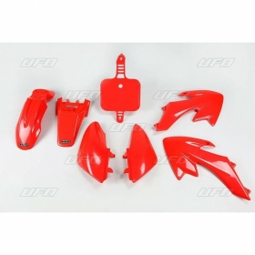 UFO Plastic Kit Black Honda CRF50F 04-25