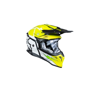 Helmet Just1 J39 Poseidon Fluo Yellow/Black/White 