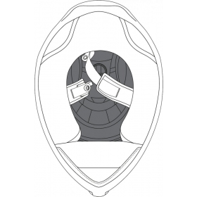 AGV K-1 S Helmet Crown Pads