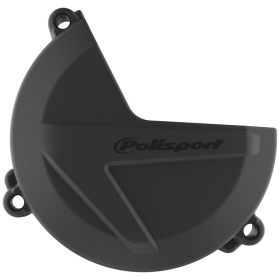 Polisport clutch cover Sherco 250 / 300 2t 450 4t Black