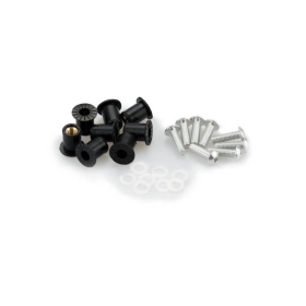 Puig Screw Kit with silentblocks C/Silver