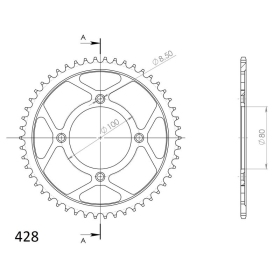 Supersprox Rear sprocket 1204.50