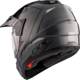 CKX Quest RSV Moosek grey Motocross Helmet (with heated visor)