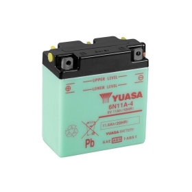 YUASA Battery Conventional without Acid Pack - 6N11A-4 6V 11.6Ah