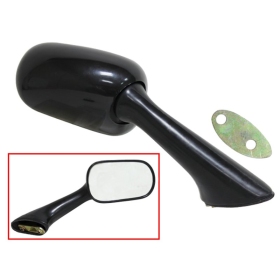 Hyper mirror, Right, Black HONDA CBR600-1000/ VFR750 90-14