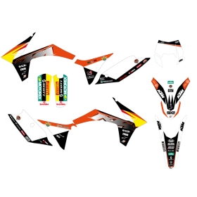 BLACKBIRD Replica Trophy 21 Complete Graphic Kit KTM SX/SX-F 125-450CC 2016-2018