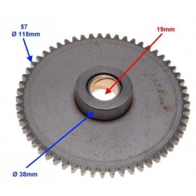 Starter bendix gear ROMET ZETKA 57teeth