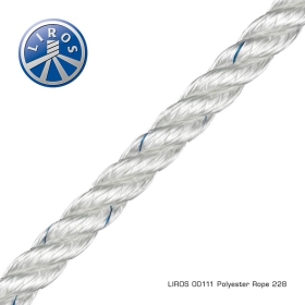 Liros polyester rope white  28mm x 110m