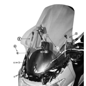 Givi Specific fitting kit for 156DT