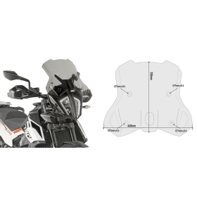 Givi D7711KIT stiklo montavimo rinkinys, skirtas 7710DT/7710D