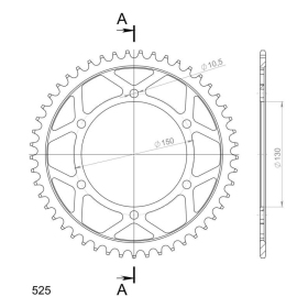 Supersprox / JT Rear sprocket 300.49 49t