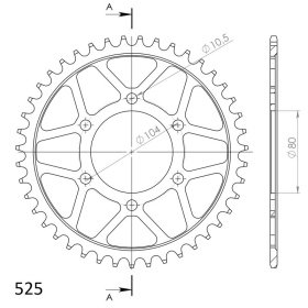 Supersprox / JT Rear sprocket 1489.43 43t