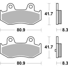 Sbs Brakepads 781HF Ceramic SUZUKI