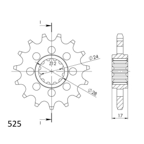 Supersprox Front sprocket 1371.14