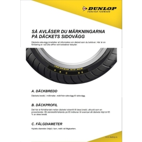 Dunlop padanga D402 WWW MU85B16 77H TL Re. Harley-Davidson (plačios baltos sienelės)