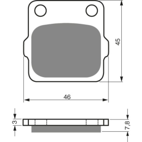 GOLDFREN Brake Pads 007 S33 Yamaha / Kawasaki / Suzuki