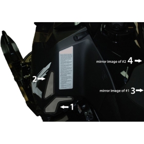 Footwell Vent Kit Frogzskin Ski-Doo XM 13-14 4vnt.