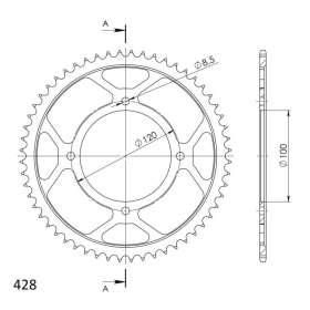 Supersprox / JT Rear sprocket 1140.54 54t