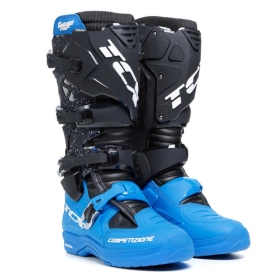 TCX MX Comp Evo 2 Michelin Black/Blue Boots 