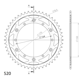 Supersprox / JT Rear sprocket 853.51