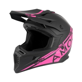 Helmet AMOQ Meteor V2 Black / Pink