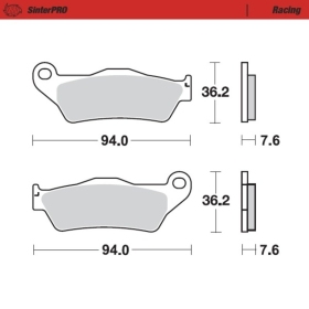 Moto-Master Brakepads  KTM / GAS GAS / BMW / HUSABERG / HUSQVARNA / SHERCO/ TM / YAMAHA